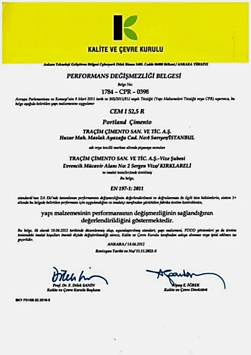 CEM I 52,5 R-TR