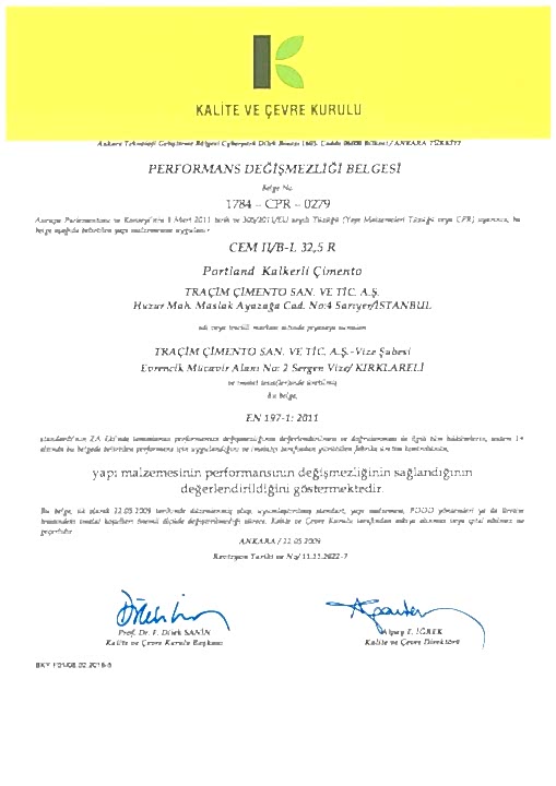 CEM II B-L 32,5 R-TR
